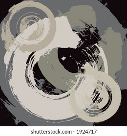Abstract grunge background with radial strokes