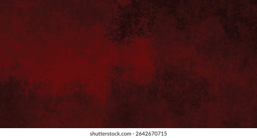 Fundo Grunge abstrato com textura manchada vermelha e preta

