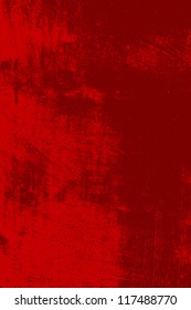 Abstract grunge background - red scratched texture. EPS10 vector illustration.