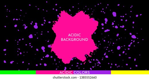 Abstract grunge background. Splash of colors