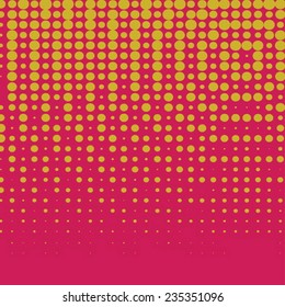 Abstract grunge background with splats and halftone effect. 