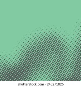 Abstract grunge background with splats and halftone effect.