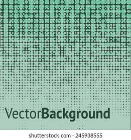 Abstract grunge background with splats and halftone effect