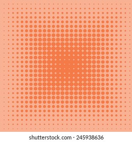 Abstract grunge background with splats and halftone effect