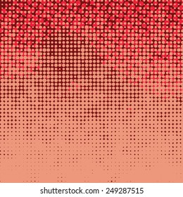 Abstract grunge background with splats and halftone effect.