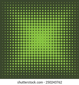 Abstract grunge background with splats and halftone effect.