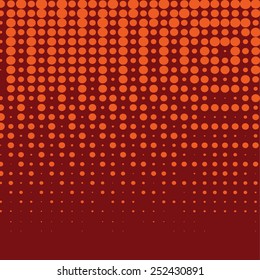 Abstract grunge background with splats and halftone effect.