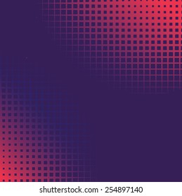Abstract grunge background with splats and halftone effect.