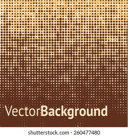 Abstract grunge background with splats and halftone effect