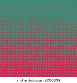 Abstract grunge background with splats and halftone effect