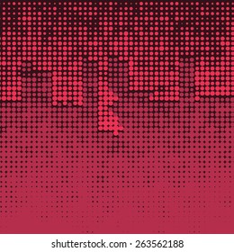 Abstract grunge background with splats and halftone effect