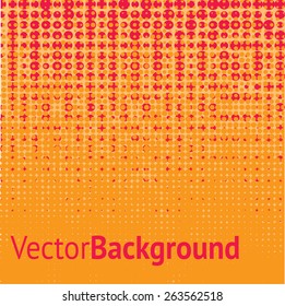 Abstract grunge background with splats and halftone effect