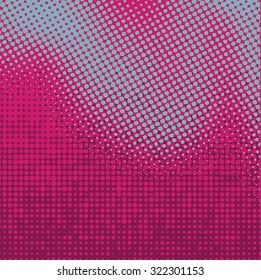 Abstract grunge background with splats and halftone effect.