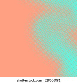 Abstract grunge background with splats and halftone effect.