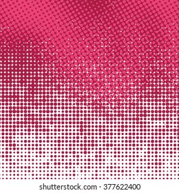 Abstract grunge background with splats and halftone effect.