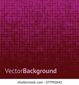 Abstract grunge background with splats and halftone effect.