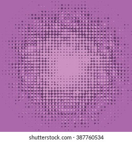 Abstract grunge background with splats and halftone effect.