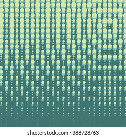 Abstract grunge background with splats and halftone effect.