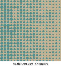 Abstract grunge background with splats and halftone effect.