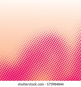 Abstract grunge background with splats and halftone effect.
