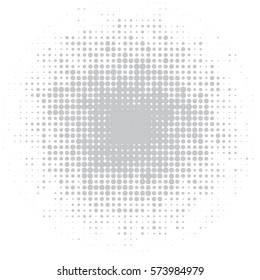 Abstract grunge background with splats and halftone effect.