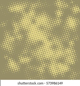 Fundo grunge abstrato com splats e efeito de meio-tom.