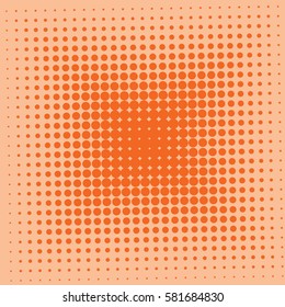 Abstract grunge background with splats and halftone effect.