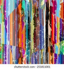 abstract grunge background, with stripes, paint strokes and splashes