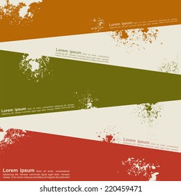 Abstract grunge background template design. Vector illustration 