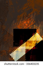 Abstract Grunge Background for Text 
