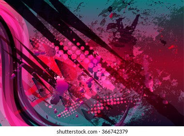 Abstract Grunge Background for Text