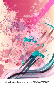 Abstract Grunge Background for Text