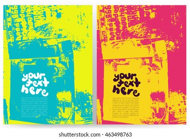 Abstract Grunge Background for Text