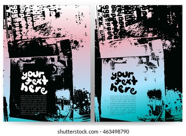 Abstract Grunge Background for Text