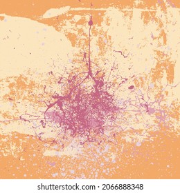 Abstract Grunge Background Texture Colorful Splatter Scratch Rough Dirty Style