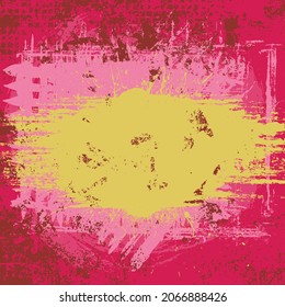 Abstract Grunge Background Texture Colorful Splatter Scratch Rough Dirty Style