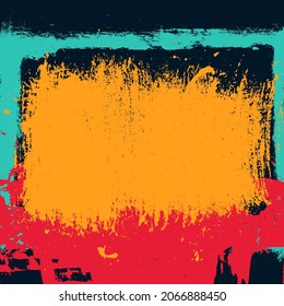 Abstract Grunge Background Texture Colorful Splatter Scratch Rough Dirty Style