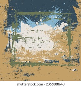 Abstract Grunge Background Texture Colorful Splatter Scratch Rough Dirty Style