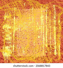 Abstract Grunge Background Texture Distress Colorful Splatter Scratch Rough Dirty Style