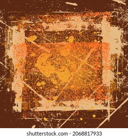 Abstract Grunge Background Texture Distress Colorful Splatter Scratch Rough Dirty Style