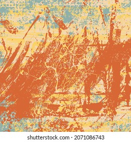 Abstract Grunge Background Texture Distress Colorful Splatter Scratch Rough Dirty Style