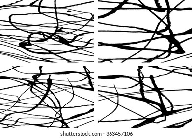 abstract grunge background texture set