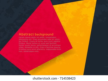 Abstract grunge background, texture wallpaper. Vector illustration design for website template with copy space.