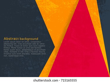 Abstract grunge background, texture wallpaper. Vector illustration design for website template with copy space.