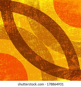 Abstract Grunge Background - Two Sun. EPS10 vector illustration.