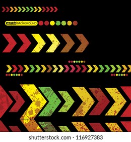 Abstract grunge background - vector