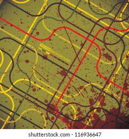 Abstract grunge background - vector