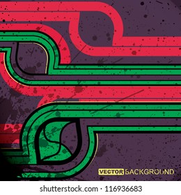 Abstract grunge background - vector