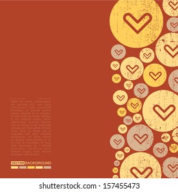 Abstract grunge background - vector