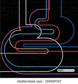 Abstract grunge background - vector